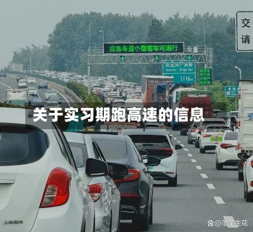 关于实习期跑高速的信息-第3张图片
