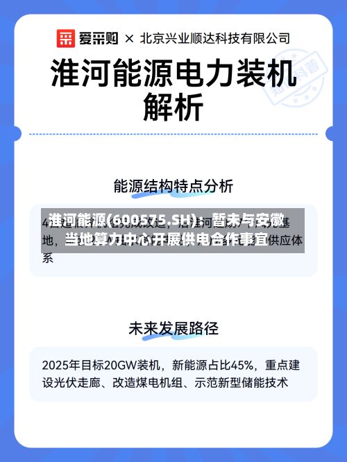 淮河能源(600575.SH):暂未与安徽当地算力中心开展供电合作事宜-第2张图片
