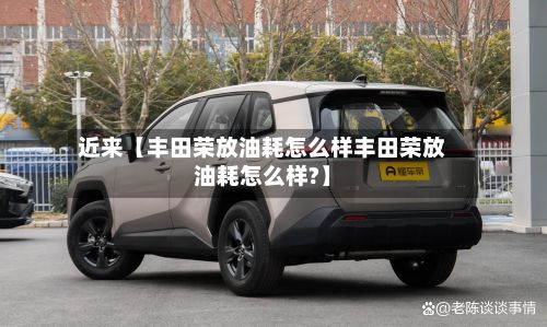 近来【丰田荣放油耗怎么样丰田荣放油耗怎么样?】-第2张图片