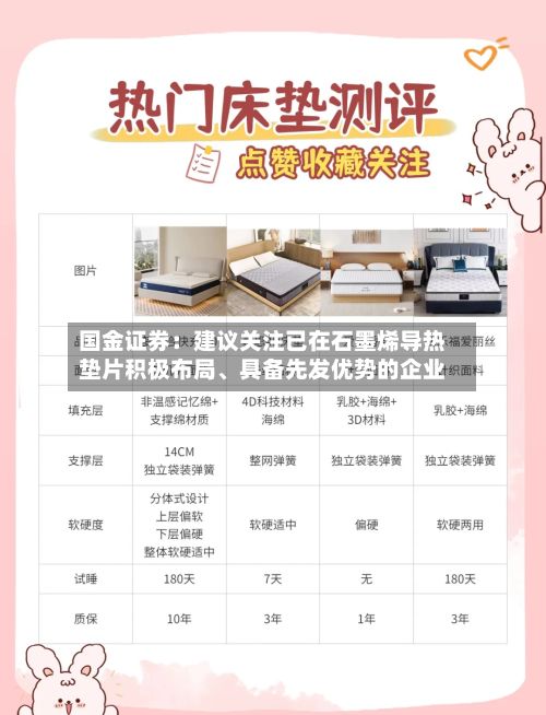 国金证券：建议关注已在石墨烯导热垫片积极布局、具备先发优势的企业-第2张图片