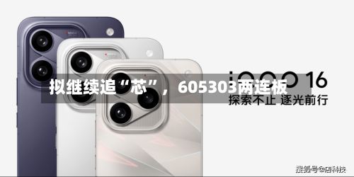 拟继续追“芯”，605303两连板-第2张图片