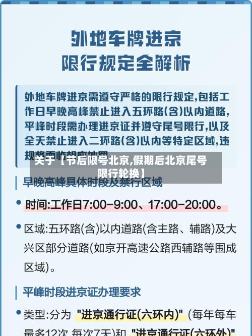 关于【节后限号北京,假期后北京尾号限行轮换】-第1张图片