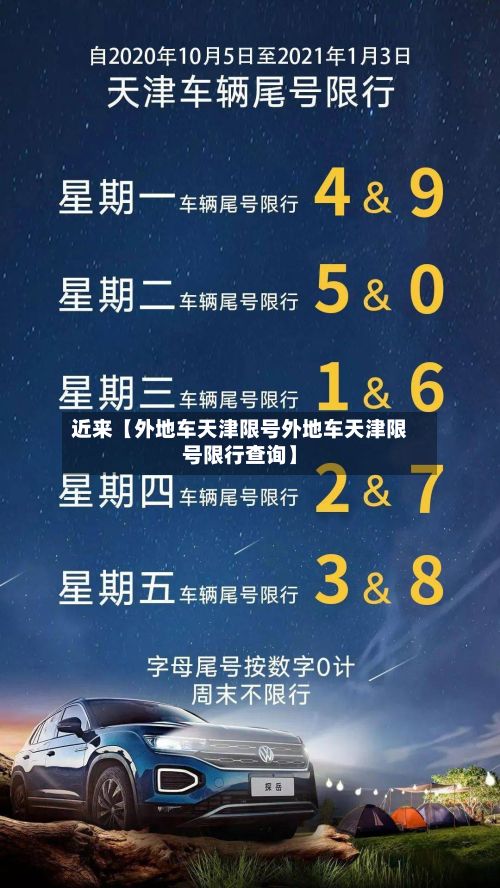 近来【外地车天津限号外地车天津限号限行查询】-第1张图片