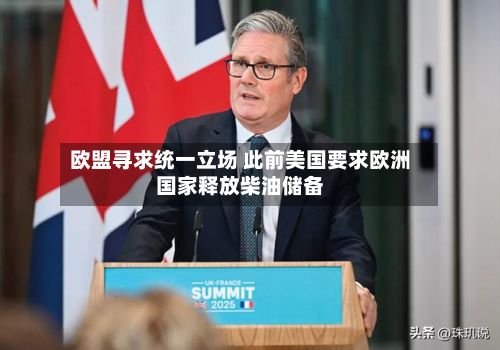 欧盟寻求统一立场 此前美国要求欧洲国家释放柴油储备