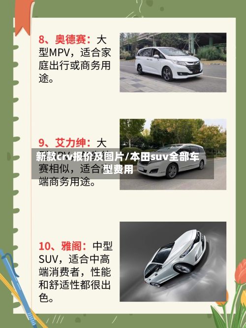 新款crv报价及图片/本田suv全部车型费用