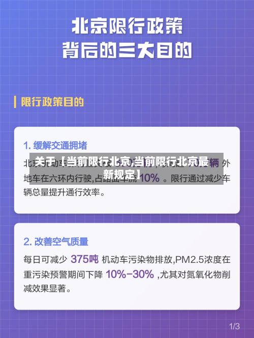 关于【当前限行北京,当前限行北京最新规定】-第2张图片