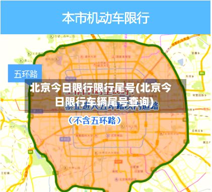北京今日限行限行尾号(北京今日限行车辆尾号查询)-第2张图片