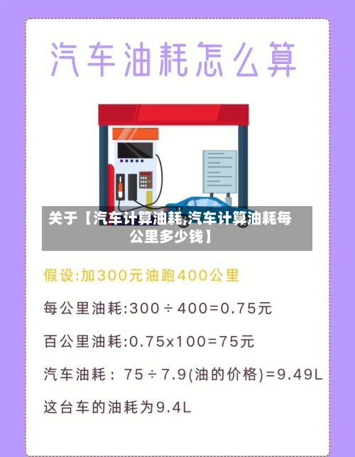 关于【汽车计算油耗,汽车计算油耗每公里多少钱】-第1张图片