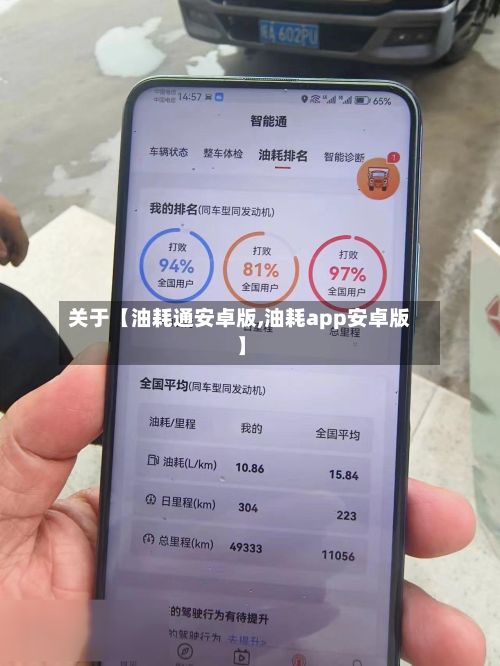 关于【油耗通安卓版,油耗app安卓版】