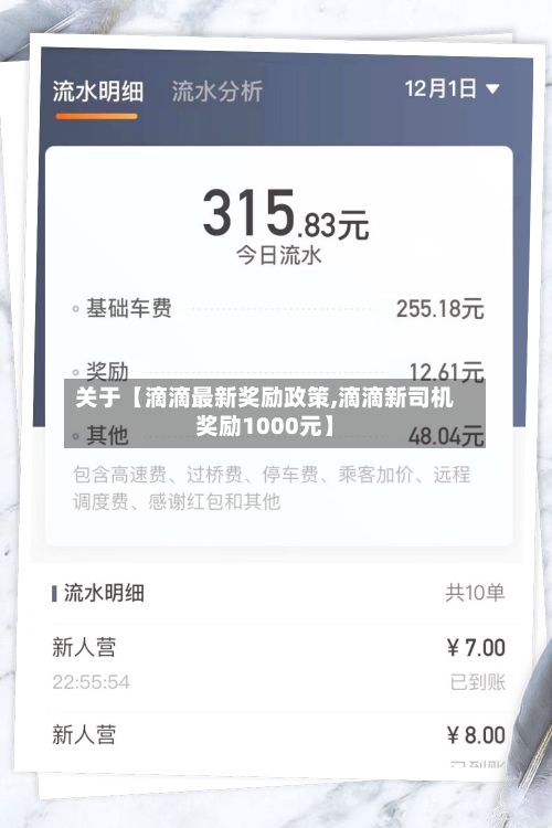 关于【滴滴最新奖励政策,滴滴新司机奖励1000元】