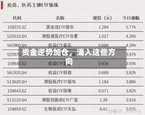 资金逆势加仓，涌入这些方向-第2张图片
