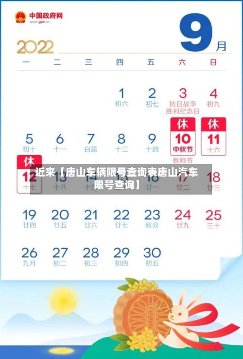 近来【唐山车辆限号查询表唐山汽车限号查询】-第1张图片