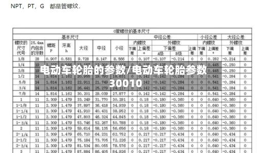 电动车轮胎的参数/电动车轮胎参数30010