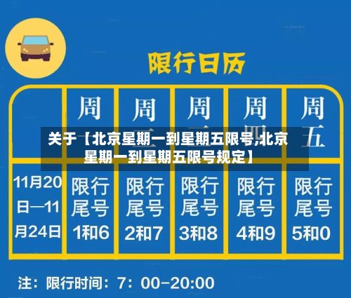 关于【北京星期一到星期五限号,北京星期一到星期五限号规定】-第2张图片