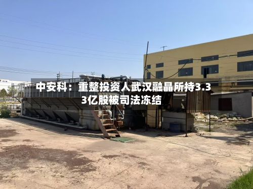 中安科：重整投资人武汉融晶所持3.33亿股被司法冻结