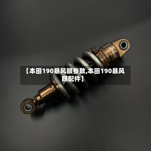 【本田190暴风眼参数,本田190暴风眼配件】-第3张图片