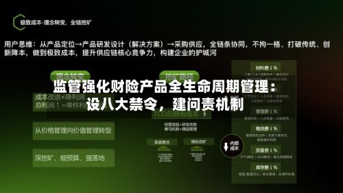 监管强化财险产品全生命周期管理：设八大禁令	，建问责机制-第2张图片