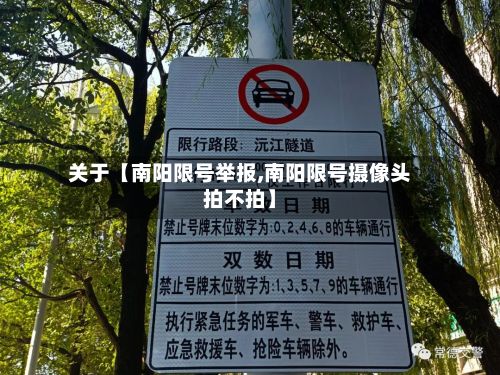 关于【南阳限号举报,南阳限号摄像头拍不拍】-第2张图片