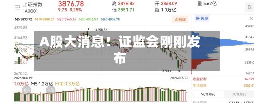 A股大消息！证监会刚刚发布