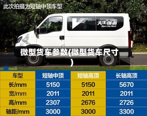 微型货车参数(微型货车尺寸)-第2张图片