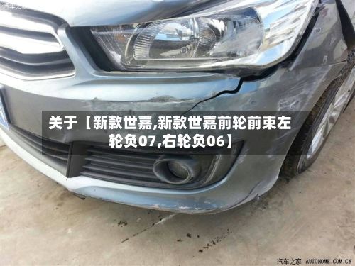 关于【新款世嘉,新款世嘉前轮前束左轮负07,右轮负06】