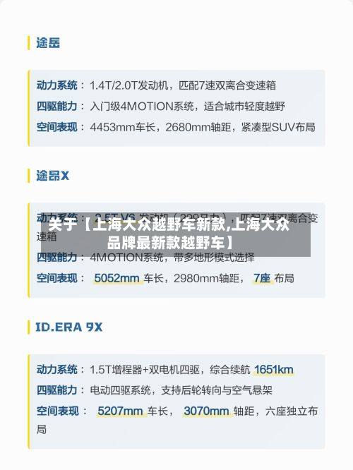 关于【上海大众越野车新款,上海大众品牌最新款越野车】-第1张图片