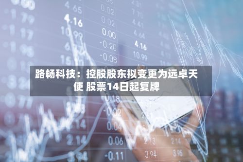 路畅科技：控股股东拟变更为远卓天使 股票14日起复牌-第2张图片
