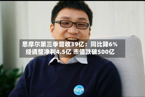 思摩尔第三季营收39亿：同比降6% 经调整净利4.5亿 市值跌破500亿-第2张图片
