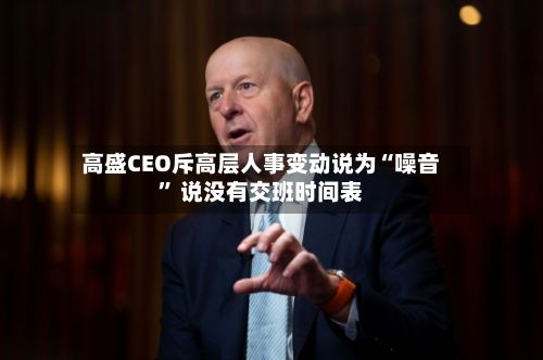 高盛CEO斥高层人事变动说为“噪音	” 说没有交班时间表-第3张图片