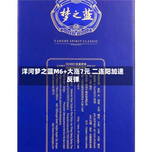 洋河梦之蓝M6+大涨7元 二连阳加速反弹-第2张图片