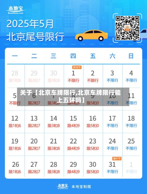 关于【北京车牌限行,北京车牌限行能上五环吗】-第2张图片
