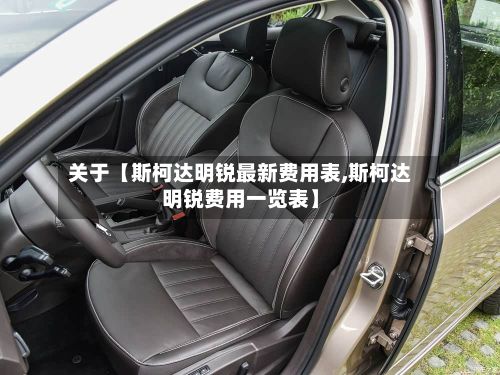 关于【斯柯达明锐最新费用表,斯柯达明锐费用一览表】