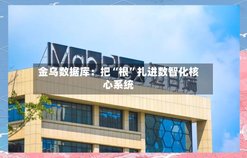 金乌数据库：把“根”扎进数智化核心系统