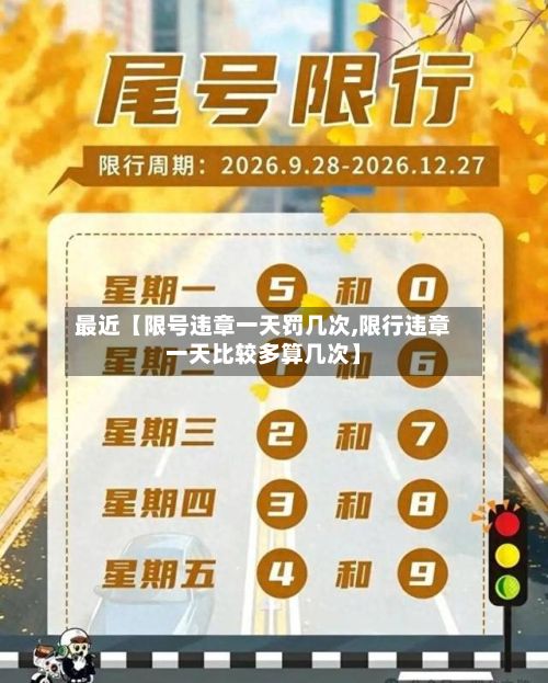 最近【限号违章一天罚几次,限行违章一天比较多算几次】-第2张图片