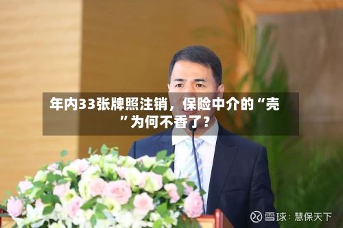 年内33张牌照注销	，保险中介的“壳”为何不香了？-第2张图片