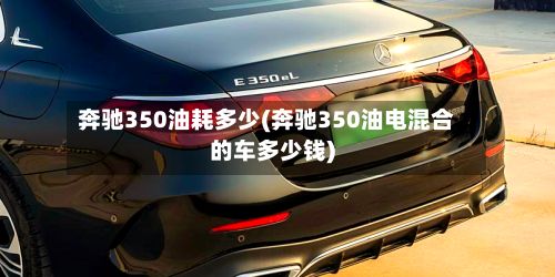 奔驰350油耗多少(奔驰350油电混合的车多少钱)-第3张图片