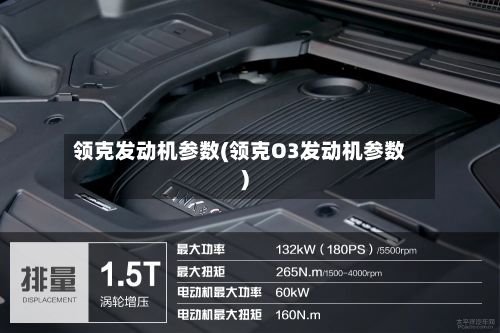 领克发动机参数(领克O3发动机参数)-第2张图片