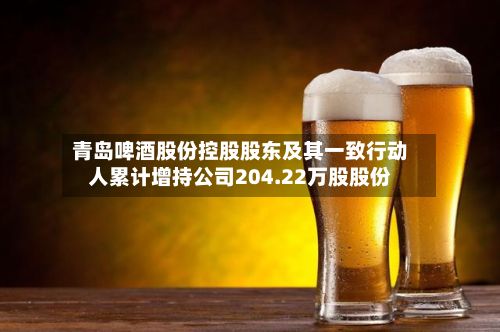 青岛啤酒股份控股股东及其一致行动人累计增持公司204.22万股股份-第2张图片