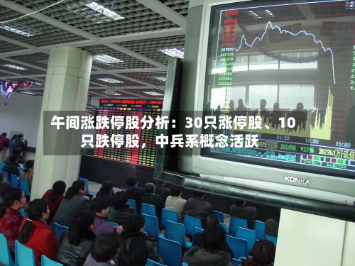 午间涨跌停股分析：30只涨停股、10只跌停股，中兵系概念活跃-第3张图片