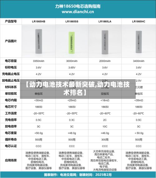 【动力电池技术最新突破,动力电池技术排名】-第2张图片