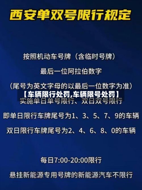【车辆限行处罚,车辆限号处罚】