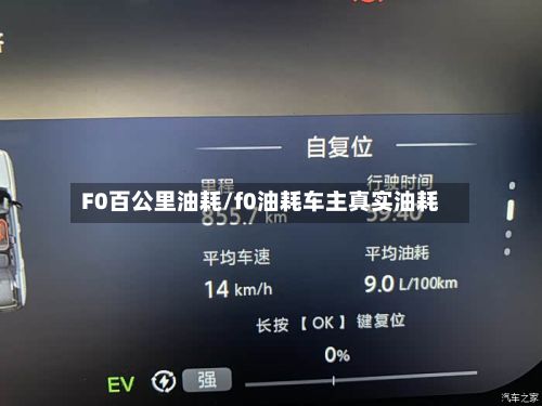 F0百公里油耗/f0油耗车主真实油耗