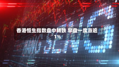 香港恒生指数盘中转跌 早盘一度涨逾1%