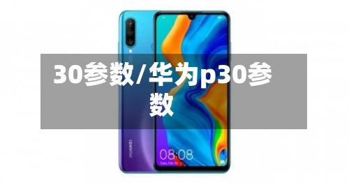 30参数/华为p30参数-第2张图片