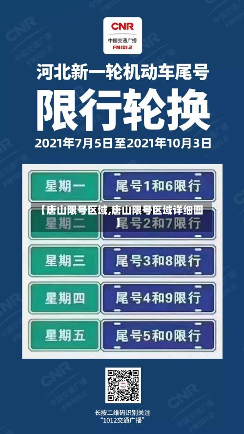 【唐山限号区域,唐山限号区域详细图】