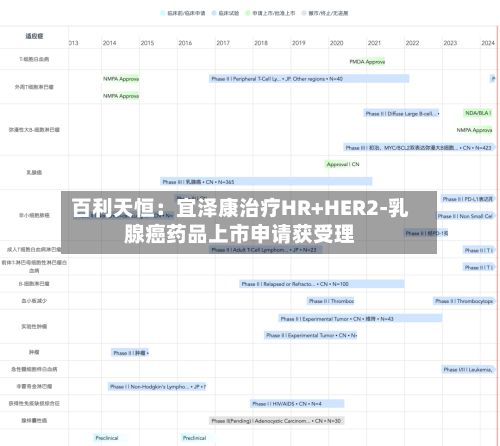 百利天恒：宜泽康治疗HR+HER2-乳腺癌药品上市申请获受理