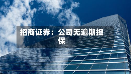 招商证券：公司无逾期担保