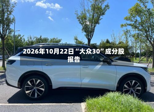 2026年10月22日“大众30”成分股报告