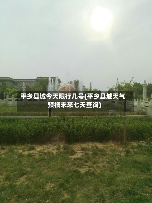 平乡县城今天限行几号(平乡县城天气预报未来七天查询)